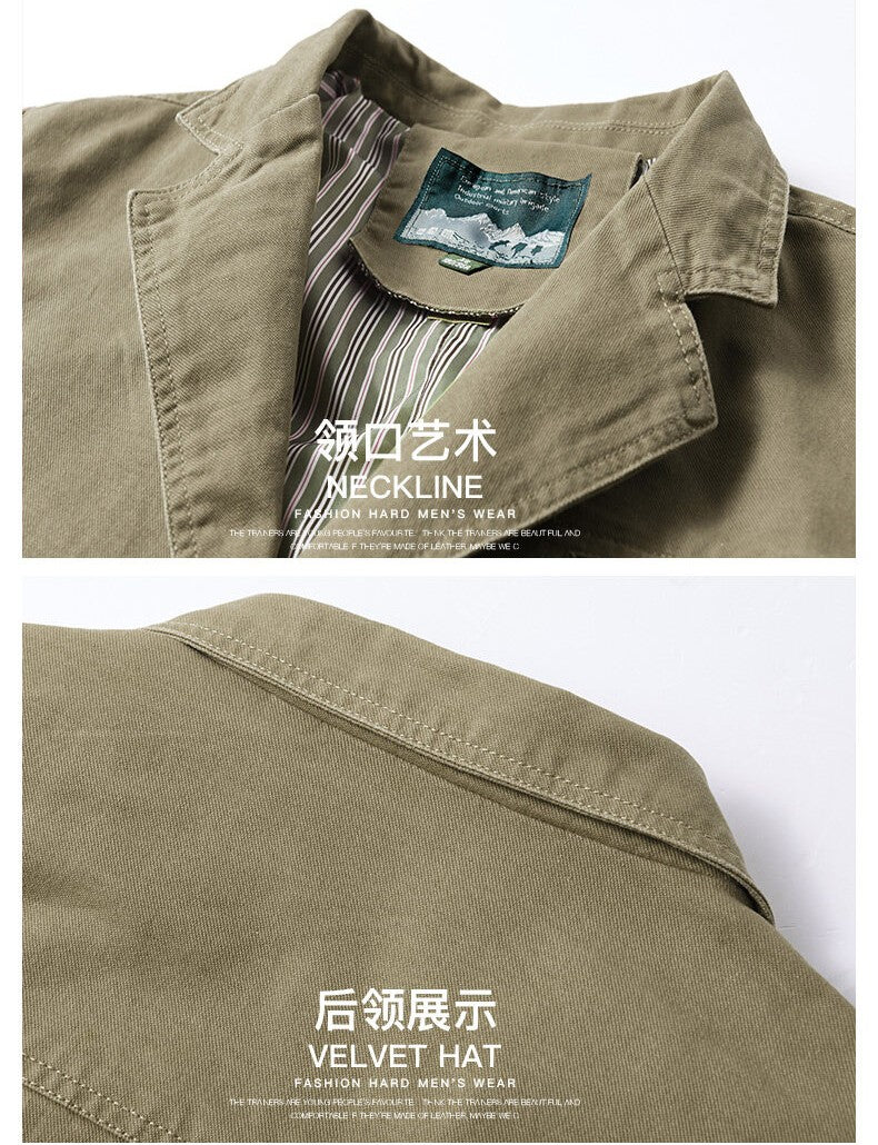 Men Suit Jacket Spring Autumn New Solid Color Waterproof Windbreaker Coat Men Brand Outwear Fashion Slim Casual Jacket Men