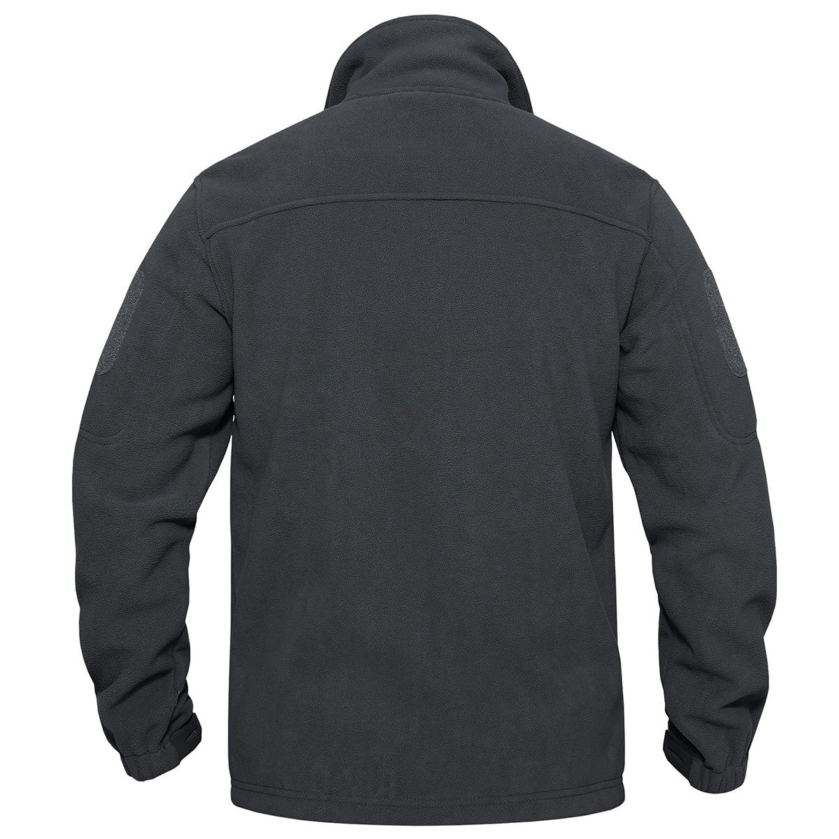 TACVASEN Men's Fleece Jacket Soft Warmth Windproof Full Zip Up Coat Multiple Zipper Pockets Hiking Working Outdoors Windbreaker