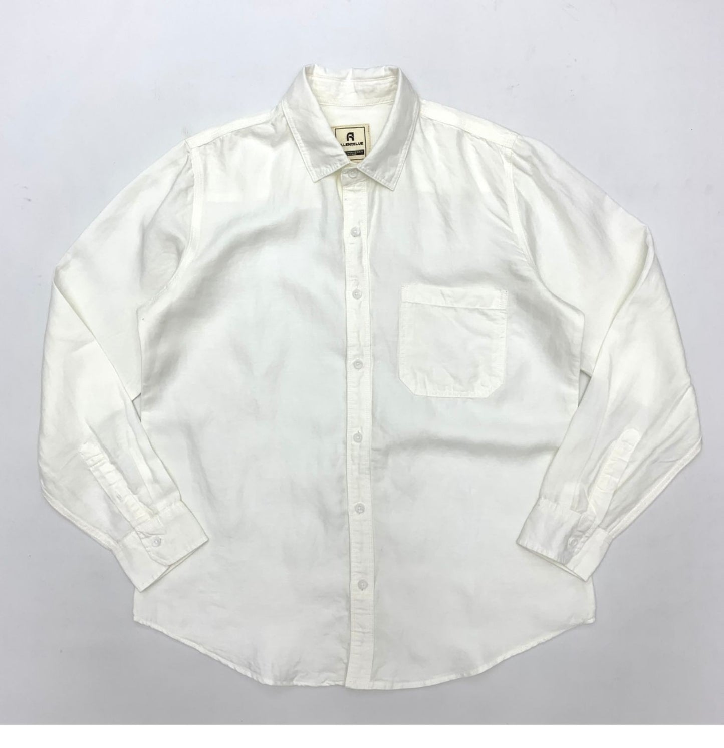 Sold Color Mens Cotton Linen Shirts Harajuku Casual Simple Comfortable Long Sleeve Loose Buttons Blouses Shirt With Chest Pocket