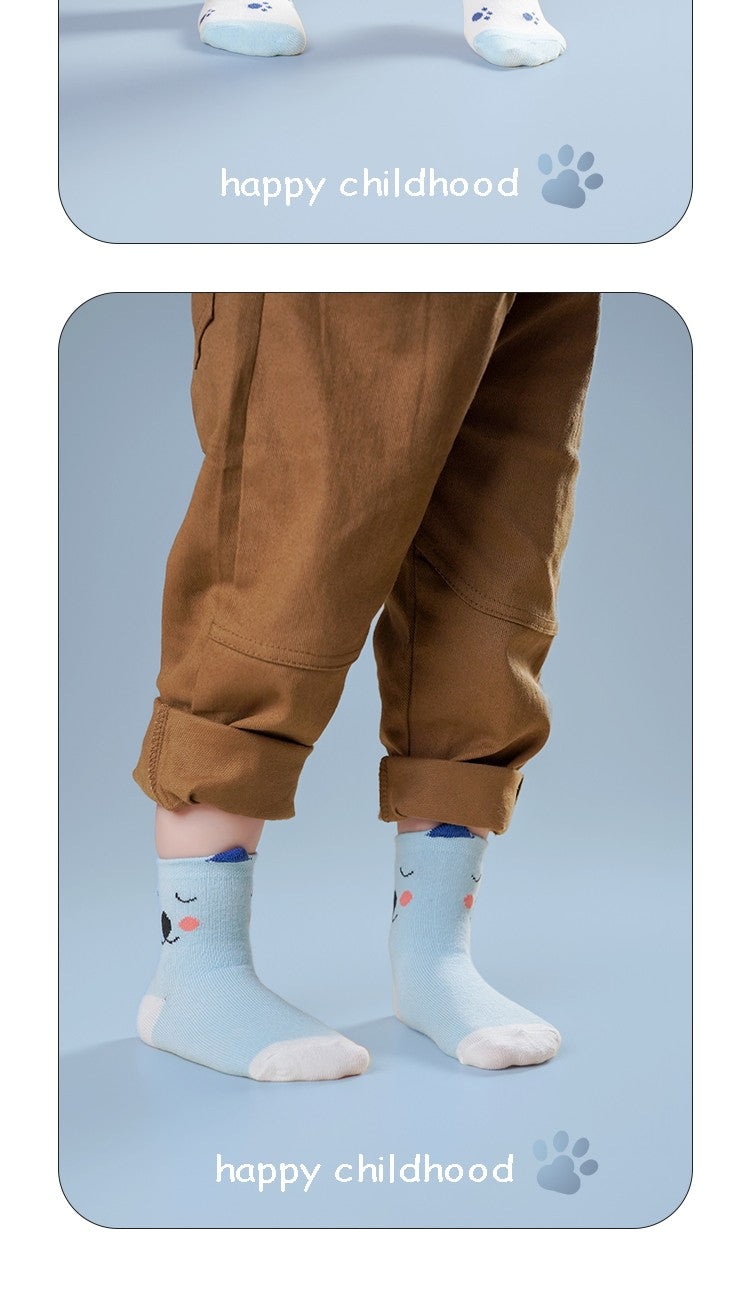 10 Pairs Baby Socks Newborn Baby Boy Girls Infant Cute Cartoons Fashion Soft Cotton Short Socks For 0-3 Years Kid's Socks