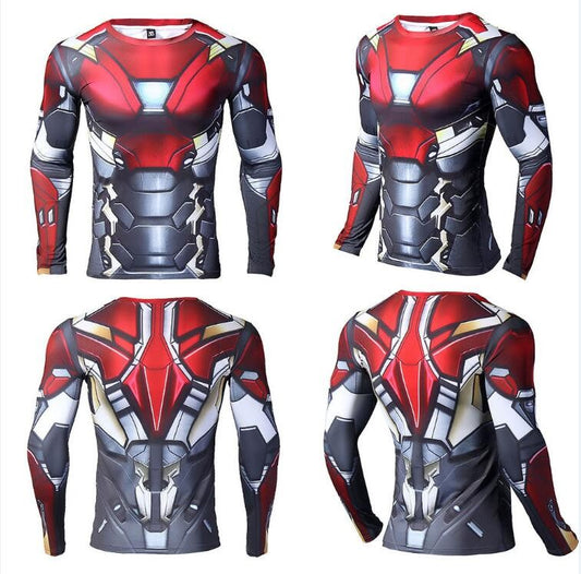 2024 Comfortable THOR 3D Printed T shirts Men Compression Shirt Hero Cosplay Long Sleeve Tops Gym Fitness BodyBuilding Clothes