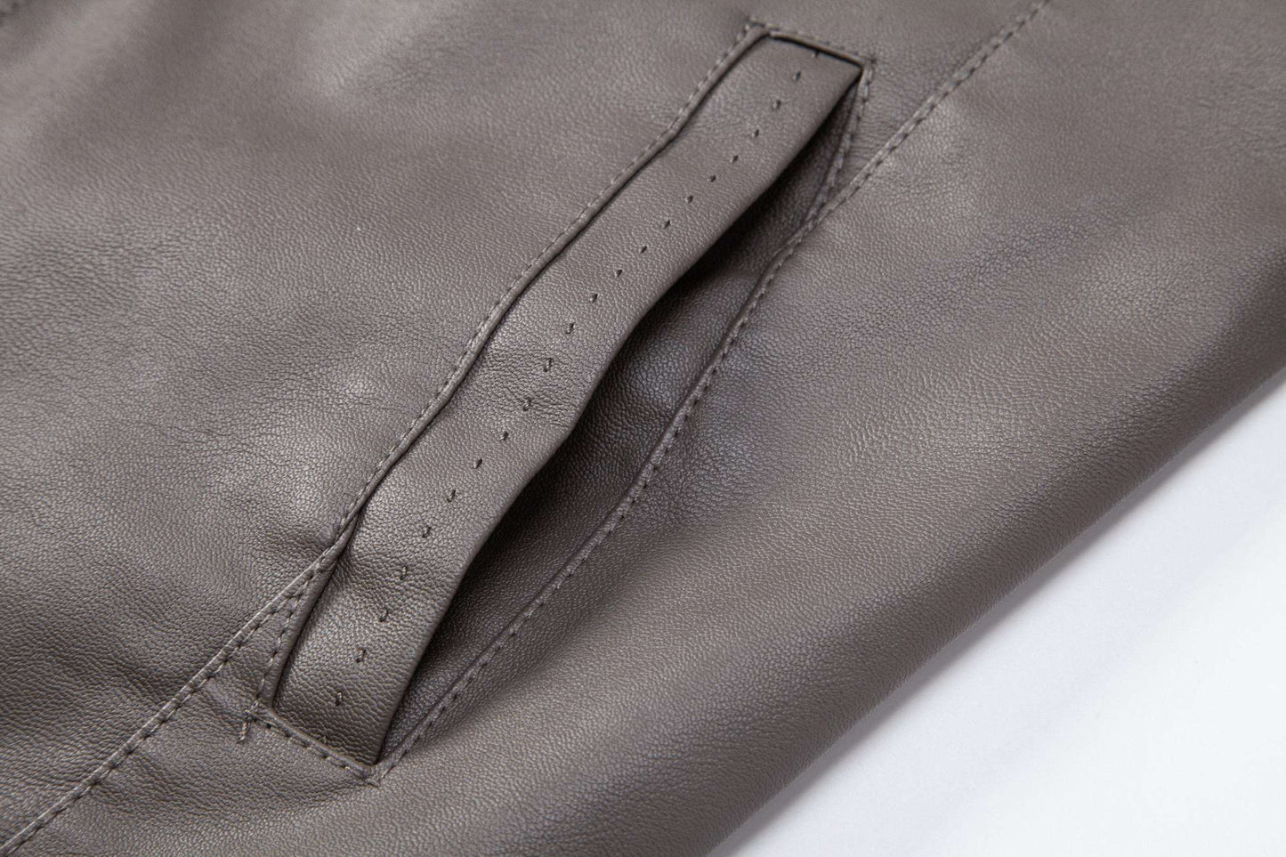 Mens PU Leather Jacket Men's Jackets Autumn Winter Warm Black Outdoor Outwear Coats 5XL Plus Szie ?????????? ???????