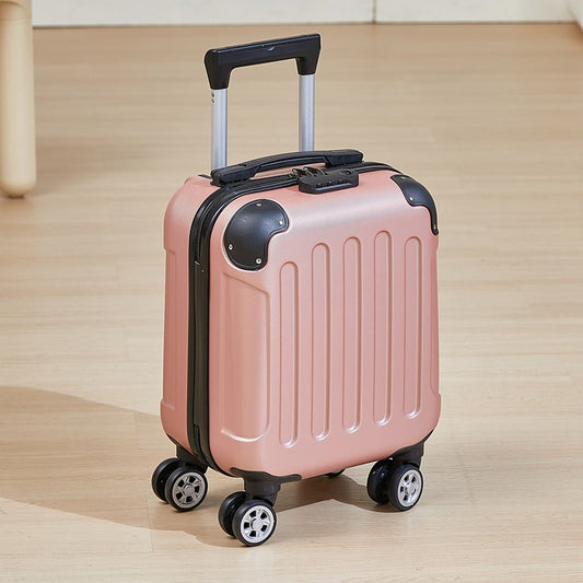 14 inch suitcase with phone holder for easy carrying during travel 360 degree roller suitcase for business purposes suitcase