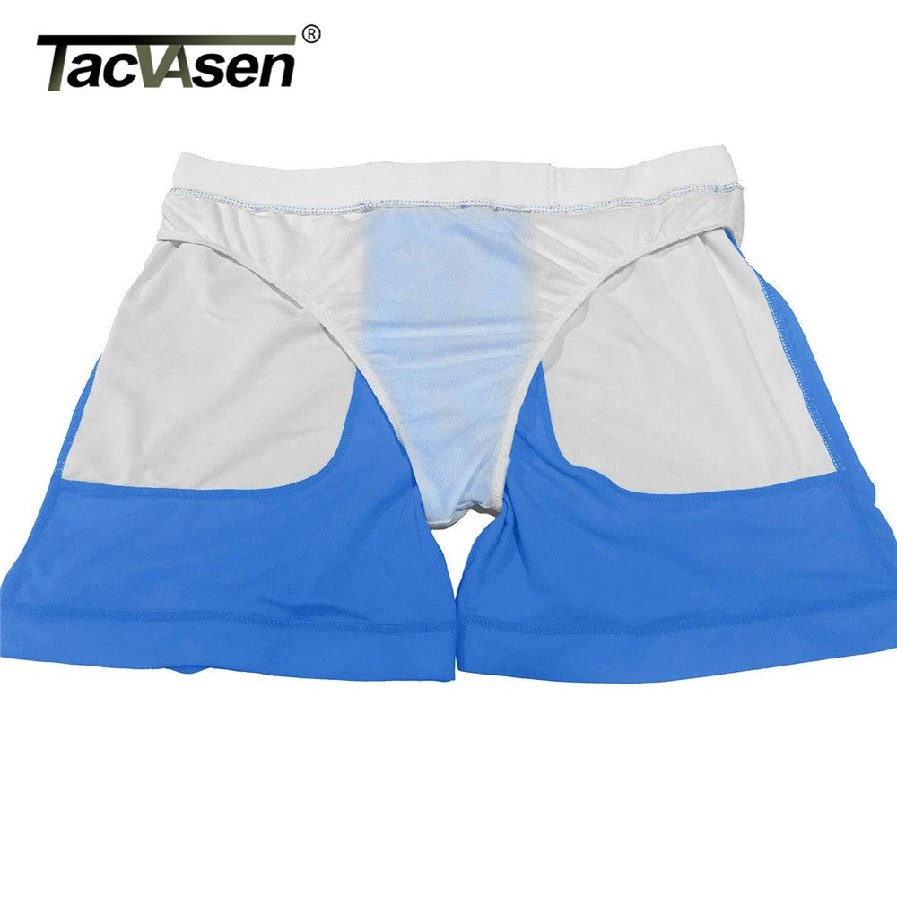 TACVASEN Summer Swimming Board Shorts Mens Beach Shorts Brief Boxer Trunks With Pocket Quick Dry Outdoor Casual Swimwear Bottoms