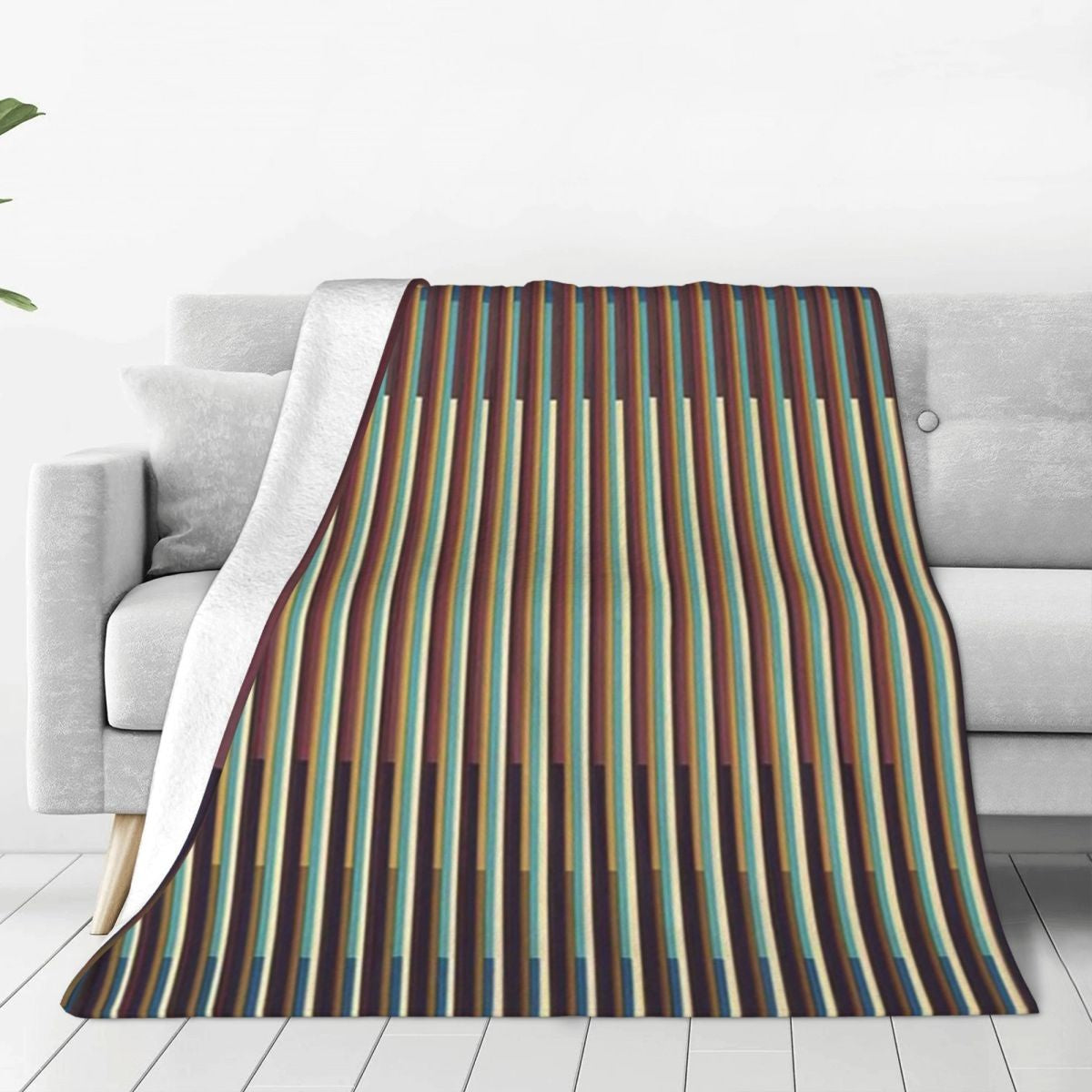 Carlos Cruz-Diez Blanket Soft Warm Flannel Throw Blanket Bedspread for Bed Living room Picnic Travel Home Couch