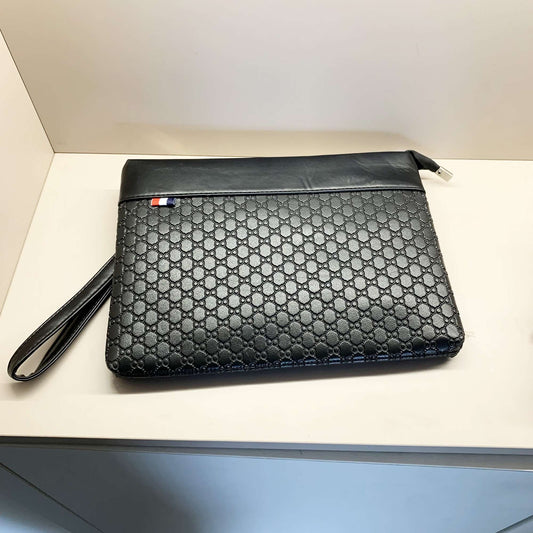 Luxury Designer Men's Clutch Bag High Quality PU Leather Day Money Pouch Casual Male Passport Cardholder Case Phone Handbag