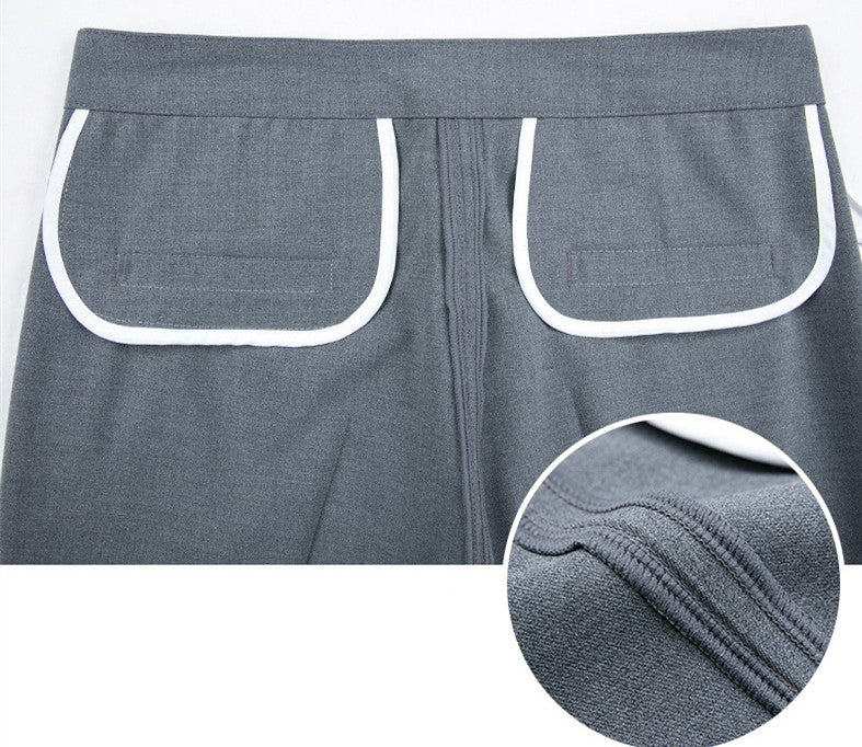 New Autumn Women's Suit Pants, Black Gray Khaki Pantalones Spring Female Slim Trousers, Asian Size 26 27 28 29 30 31 32 33