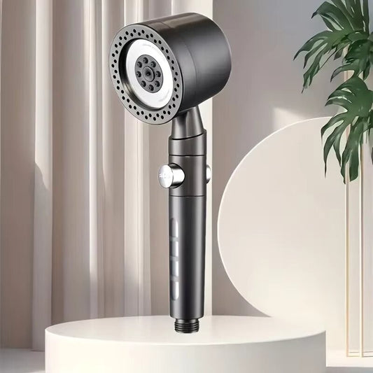 Upgraded 5 Modes High Pressure Shower Head with Stop Button Filiter Showers Massage Spa Handheld Showerhead Bathroom Accessories