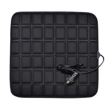 12V Car Seat Heated Cover 3 Gear Adjustable Temperature Universal Car Seat Heater 40W USB Heated Winter Car Seat Heating Pad