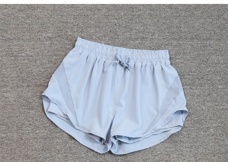 2024 summer cross-border foreign trade Fitness running exercise shorts women's breathable quick-drying anti-exposure short pants