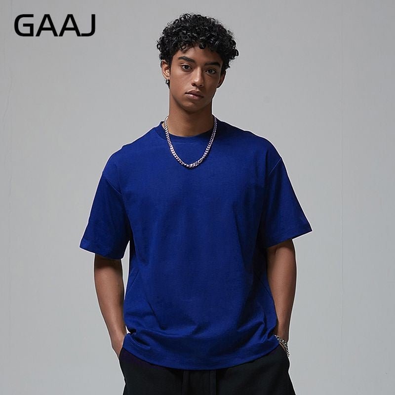 100 Heavy Weight Cotton T shirt For Men Women Short Sleeve Plain Tops Solid Oversized Tee Shirts Quality Clothing 8.8oz 250gsm