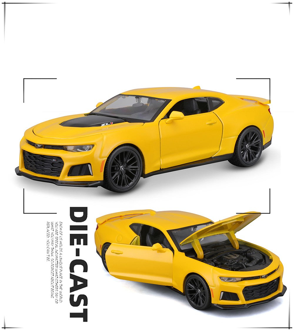 Maisto 1:24 Novo 2017 Chevrolet Camaro ZL1 simulação liga modelo de carro artesanato decoração coleção brinquedo ferramentas presente