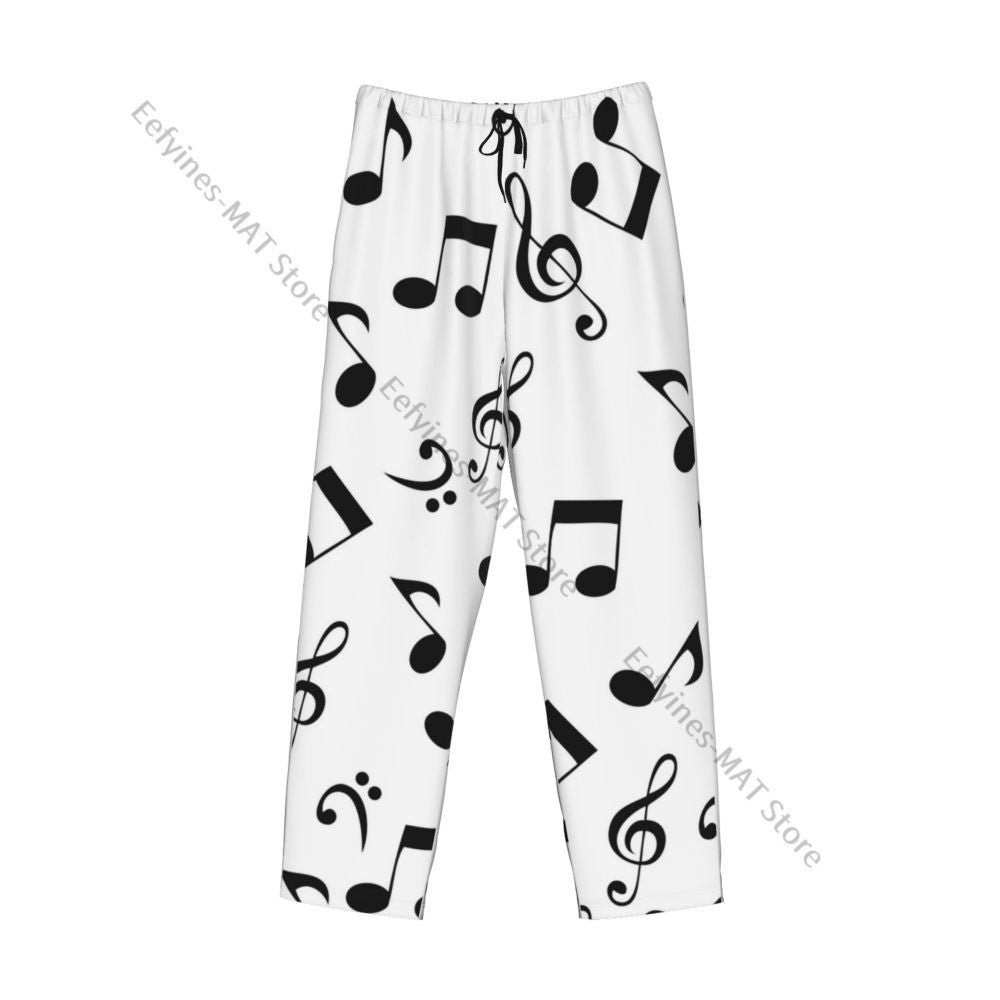 Cute Hedgehog Mens Pajamas Pyjamas Pants Lounge Pants Sleep Bottoms