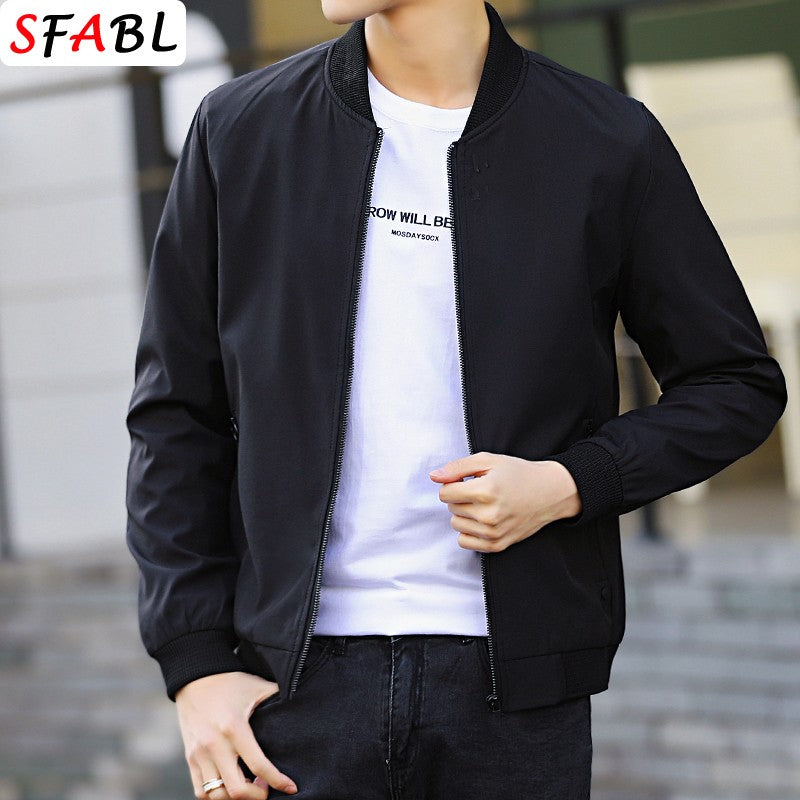 Newest Spring Jacket Men Casual Jacket Zipper Pocket Bomber Jacket Men's Jackets Slim Fit Luxury Baseball Coats L-3XL Outerwear