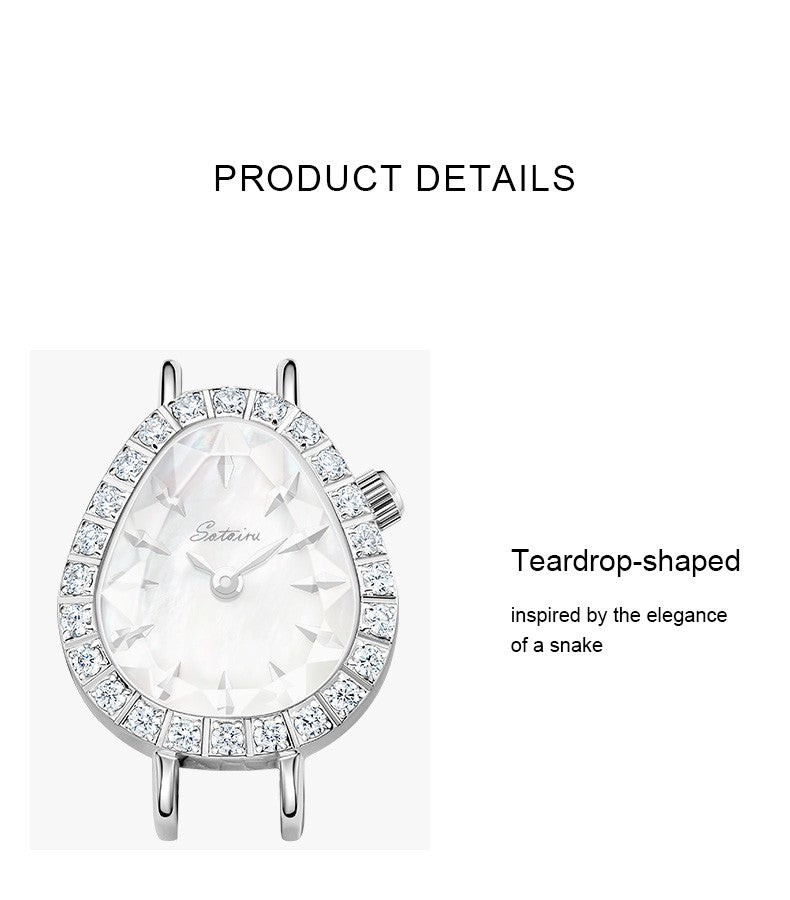 Sotoiru Watches for Woman Fashion Quartz Snake Wristwatches with Qucik Release Strap Original Design Christmas Gift for Woman