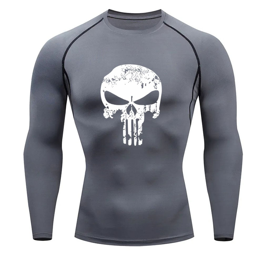 2024 Compression Shirt for Men, Superhero T-Shirt, Quick-Drying, Breathable, Short-Sleeved, Outdoor Sports, Running, S-3XL
