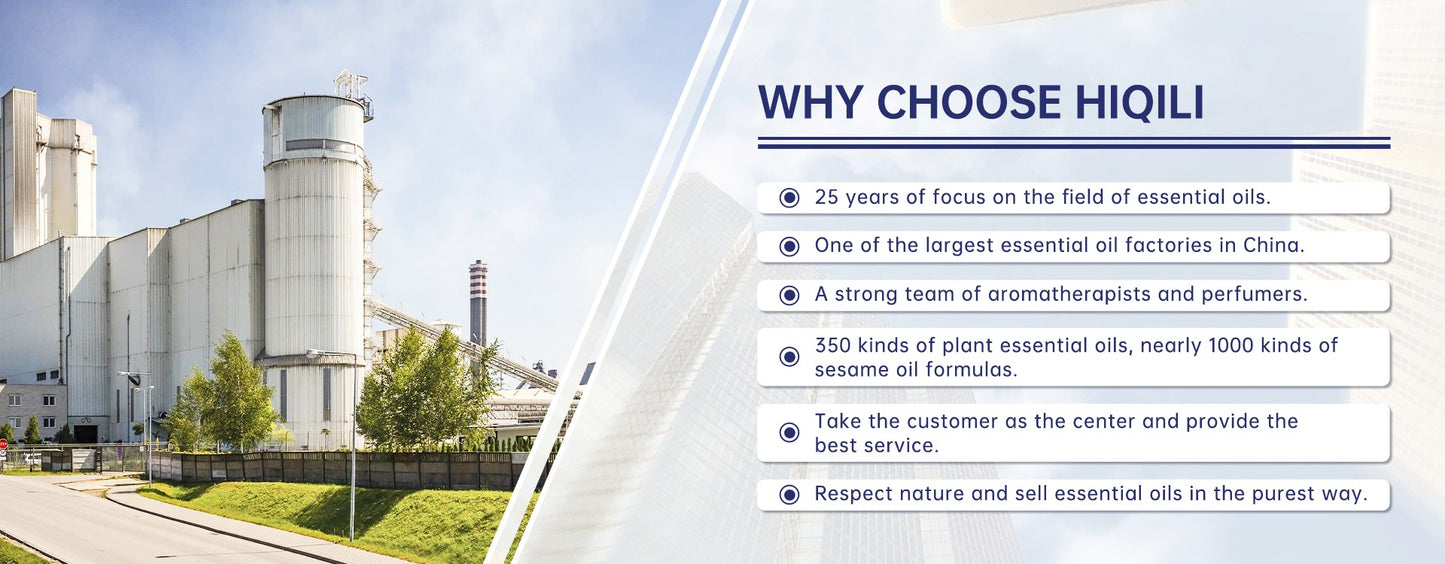 HIQILI 100ML Lavender Jasmine Rose Vanilla Mint Eucalyptus Lemon Essential Oils for Diffuser, Humidifier, Massage, Skin, Hair