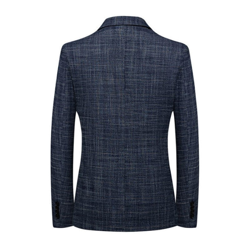 2025 Men's Slim Fit Business Casual Blazer High Quality Fashion All-in-One Banquet Korean Style Handsome Trend for All Seasons