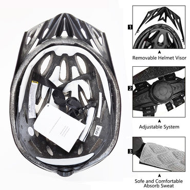PMT New Cycling Helmet Comfort Lining Lightweight Hollow Riding Safety Head Protection Bicycle MTB Helmets Men Women Bike Helmet