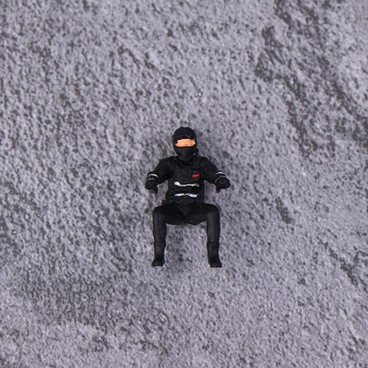 1/64 Miniatura Liga Modelo Moto Polícia de Segurança Pública Móveis Para Exposição Presente de Aniversário Infantil