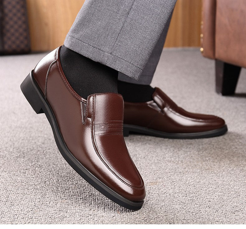 Mens 6CM Height Increase Dress Shoes Fashion Pointed Toe Business Casual Elevator Shoes Leather Oxfords Shoes Zapatos De Hombre