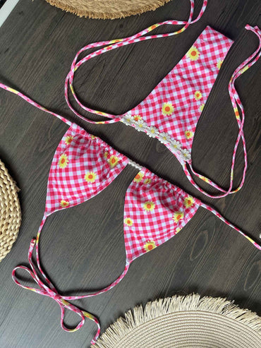 Micro Bikinis 2025 Sexy Women Swimsuit Swimwear Female Thong Bikini Set Biquini Bathing Suit Print Swimming Suits Beachwear