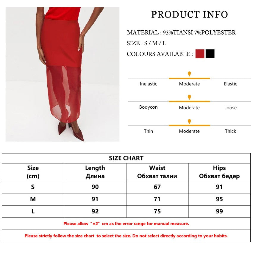 Clacive Fashion Loose Balck Women Skirt Casual High Waist Ankle Length Skirts El