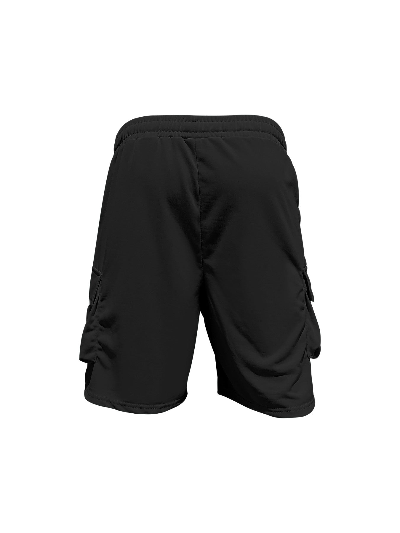Summer new men's round neck short sleeve T-shirt shirt shorts two-piece suit loose large size ice