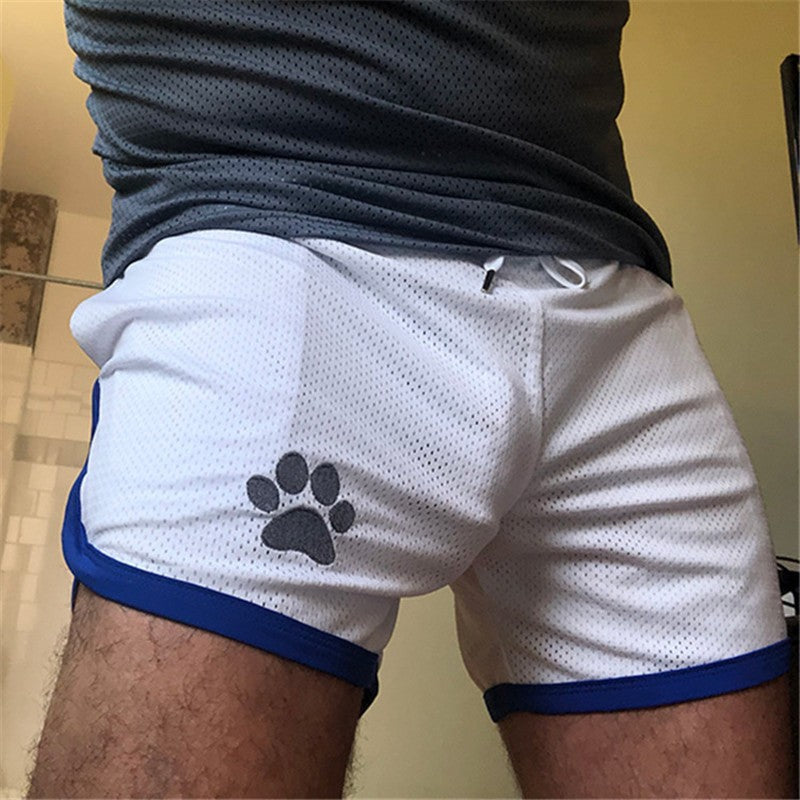Men Gym Fitness Shorts Bodybuilding sports Jogging shorts Male 2022 Summer Cool Breathable Mesh casual men Shorts Sweatpants