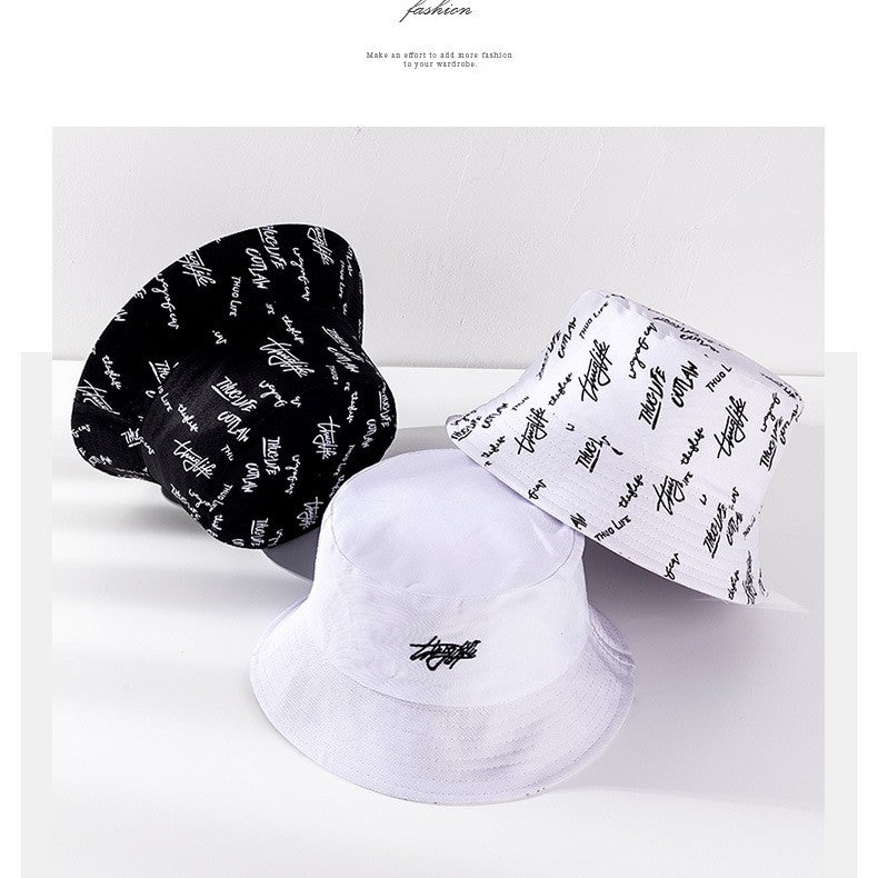 Bucket Hats For Men Women Korean Style Print Cap Panama Hat Sandbeach Sunhat Fishing Hat Fisherman Cap for Hip Hop Bob Gorro