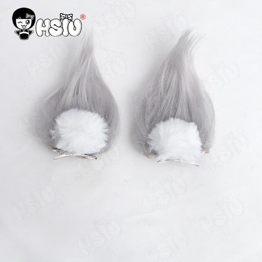 Sunaokami Shiroko Cosplay Wig Clothing Fiber synthetic wig Game Blue Archive cosplay Wig?HSIU ?Silver gray long Wig+Wig Cap