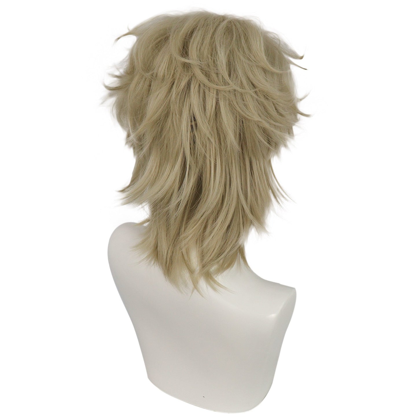 14Inch Synthetic Hair Short Curly Wavy Flaxen Yeo TaeJu Cosplay Wig Anime Halloween Carnival Comic Exhibition Cosplay Hair