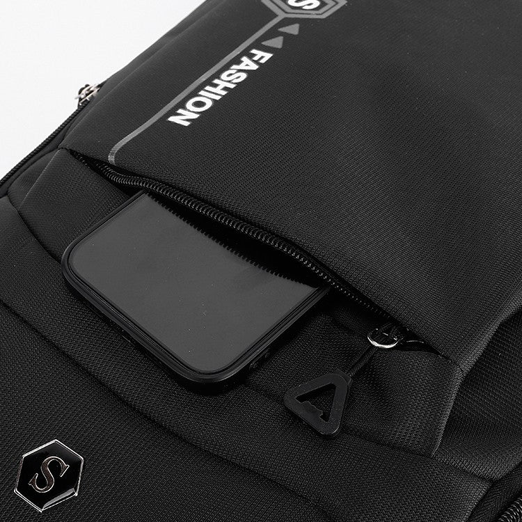 Commuter backpack - large capacity, adjustable shoulder straps, multiple compartments, suitable for school, travel, and work, tr