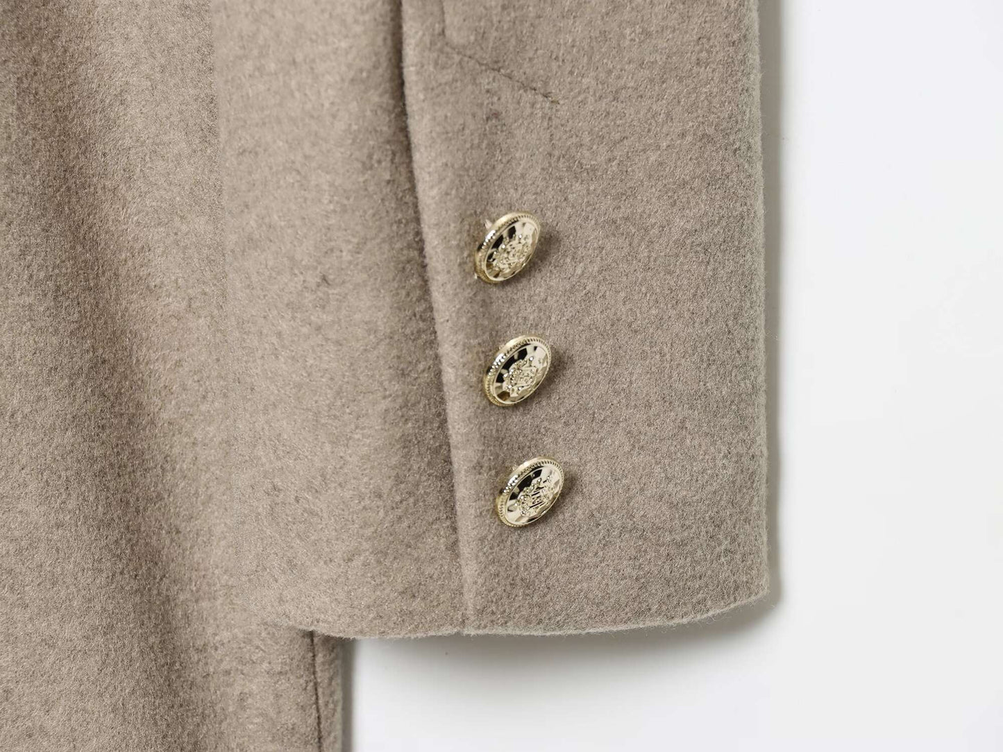 TFMLN 2025 Autumn Winter Women New Lapel Woolen Jacket Fashion Slim Fit Long Sleeved Double Breasted Ladies Casual Overcoat