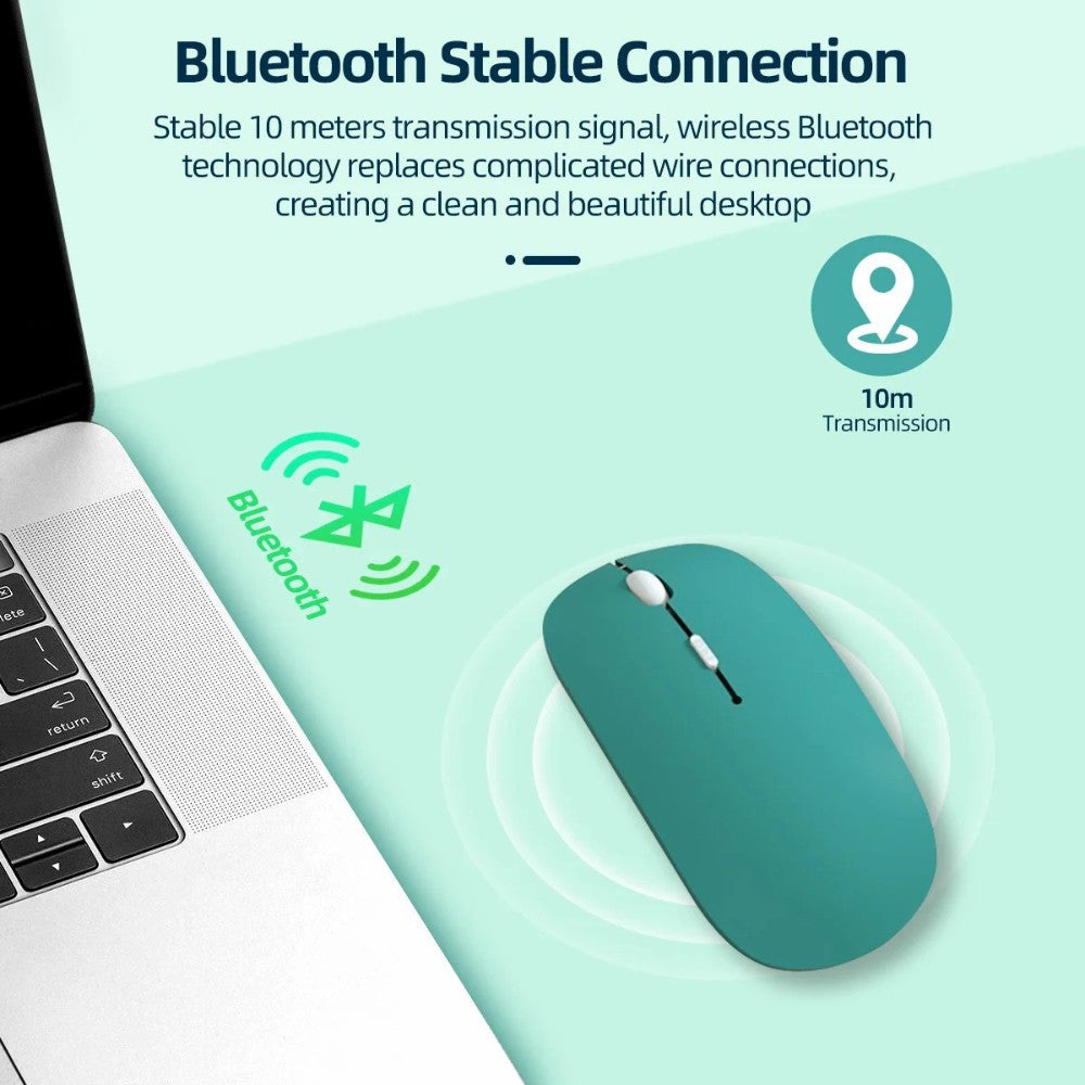 Mouse Bluetooth Silencioso Marcaron Óptico Sem Fio para Computador Notebook iPad Samsung Tablet Universal Rato Silencioso