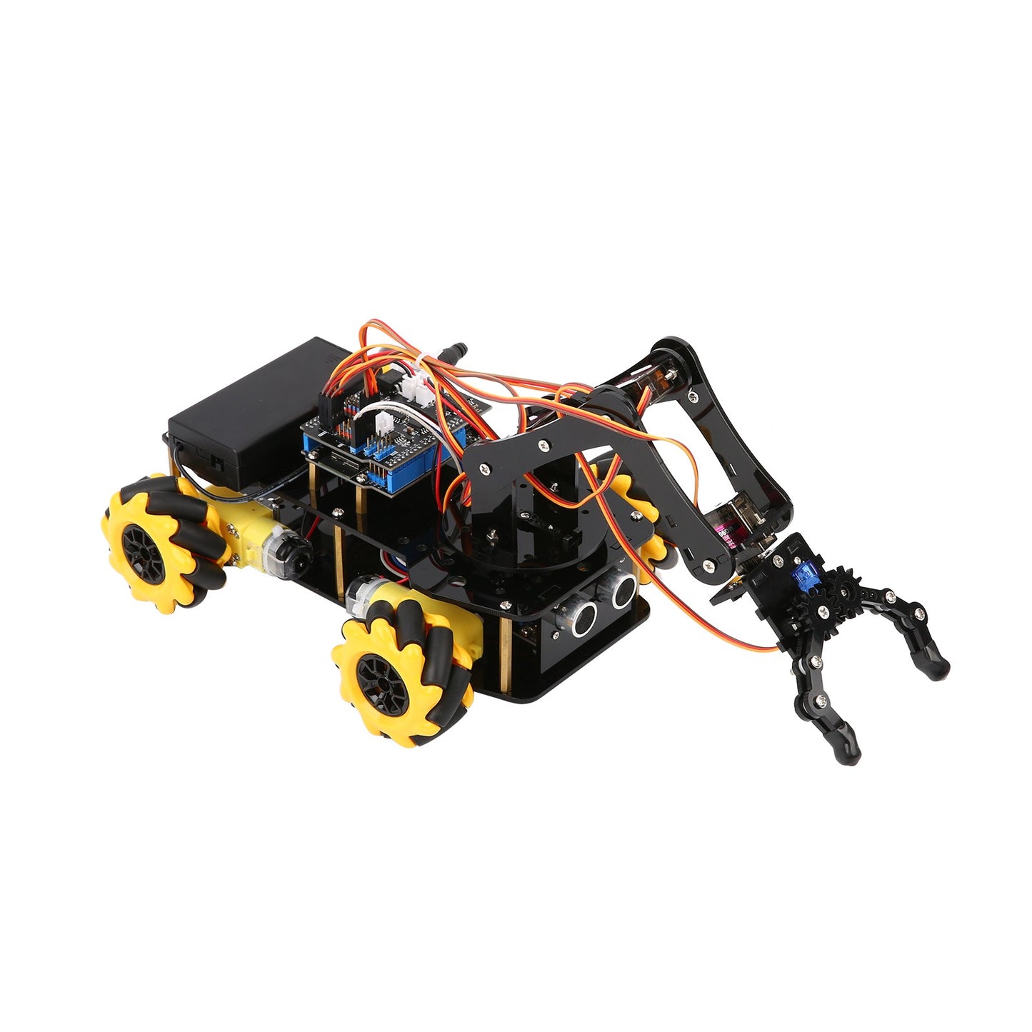 ACEBOTT ESP32 4 DOF Kit Robótico de Braço para Aprendizado, Componentes Eletrônicos Wifi, Carro Inteligente, Educação STEM STEAM, Robótica para Arduino