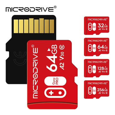 A2 V30 U3 High Speed Memory Card 32GB 64GB 128GB 256GB Flash UHS-3 Micro Mini SD Card For 4K HD Camera / TV / Game / Gopro UAV