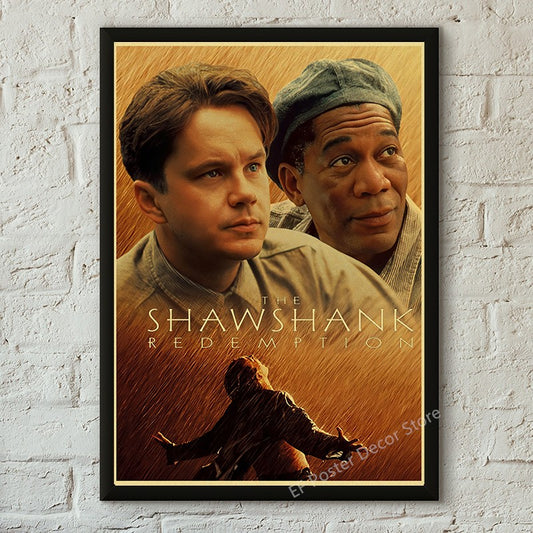 Hot Classic Movie Poster Film Aesthetic Prints The Office Friends TV Retro Painting Vintage Home Room Bar Art Wall Decor Picture