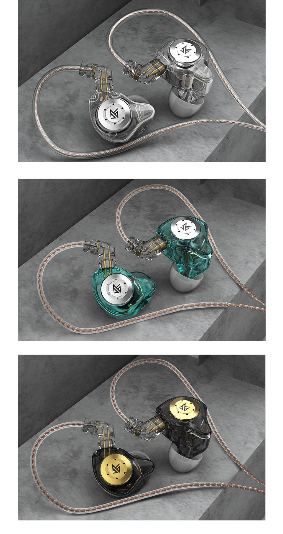 KZ EDX Pro Earphones Dynamic In Ear Monitor HiFi Wired Headphones Bass Stereo Game Music Earplugs Noice Cancelling Headset