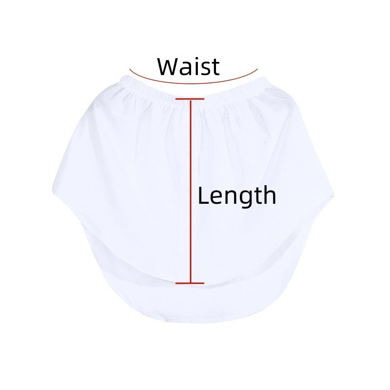 Women Girls Shirt Blouse Extender Adjustable Layering Faux Top Lower Sweep Mini