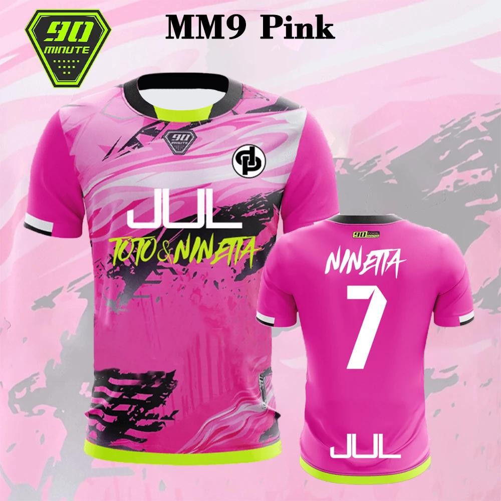 Jersey 90 Minute Mm9 Men's Street Wear 3d Printed Quick Drying Breathable T-shirt Children's 3d Round Neck Short Sleeve Top