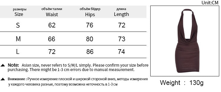 Sexy Mini Dress Women Summer Solid Fashion V-neck Backless Sleeveless Bodycon Ha