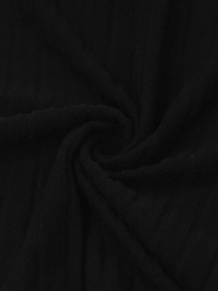 New Sexy Mini Dress For Women Autumn Black Solid Turtleneck Long Sleeves Sheath