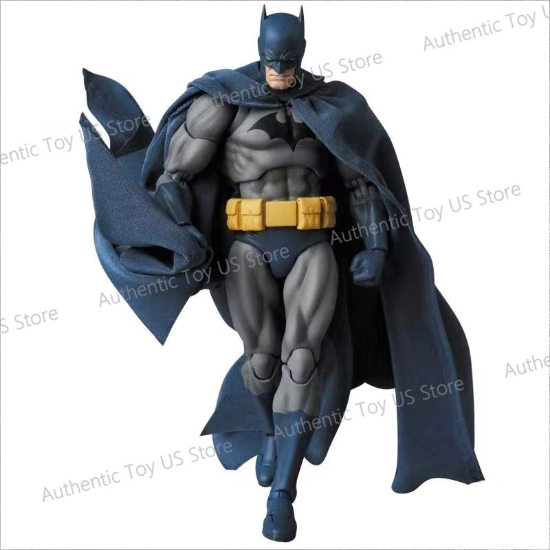 Novos brinquedos CT Batman Hush Versão Azul Mafex 105 Bat Man Versão Preta Dc Anime Action Figure Estatueta Modelo Estátua Presentes Brinquedos