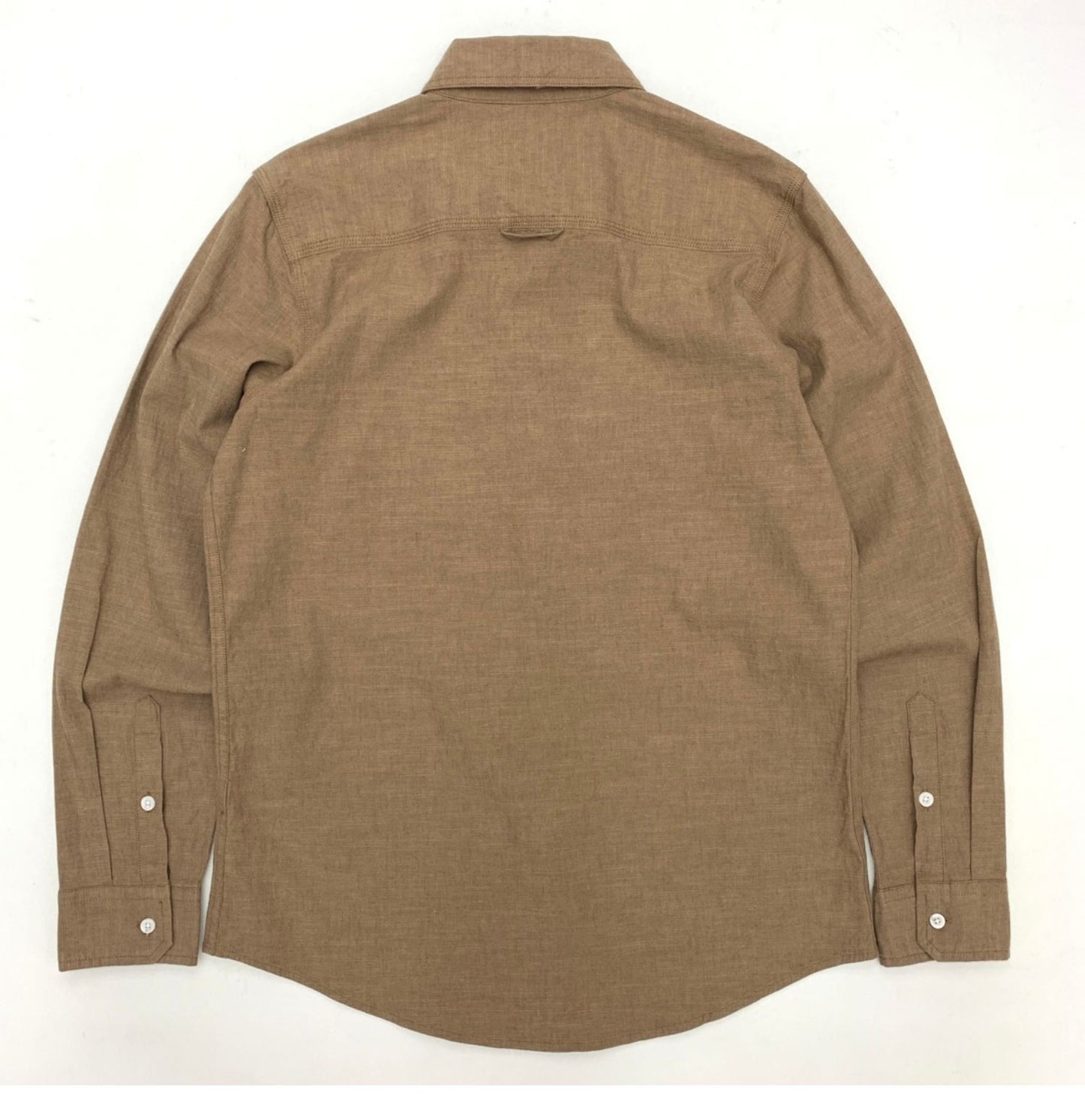 Sold Color Mens Cotton Linen Shirts Harajuku Casual Simple Comfortable Long Sleeve Loose Buttons Blouses Shirt With Chest Pocket