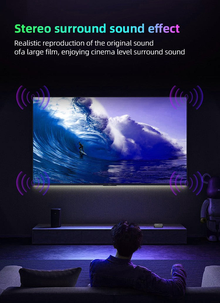 Q10 Android14 8K HDR10+ Smart TV Box Allwinner H313 128G Dual Wifi BT5.0 Set Top Box Media Player with Google Voice Assistant