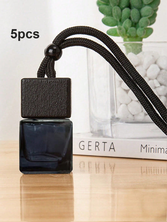 5-Piece 8ml Colored Glass Car Perfume Bottles – Both a Great Car Interior Decoration and a Stylish Fashion Accessory