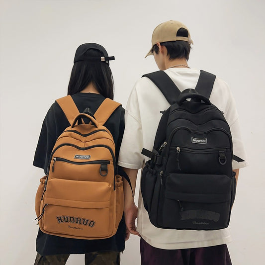 Outdoor Travel Light Weight Reduction Personality Niche Leisure Backpack Trend Backpack for Men and Women Large Capacity Compute