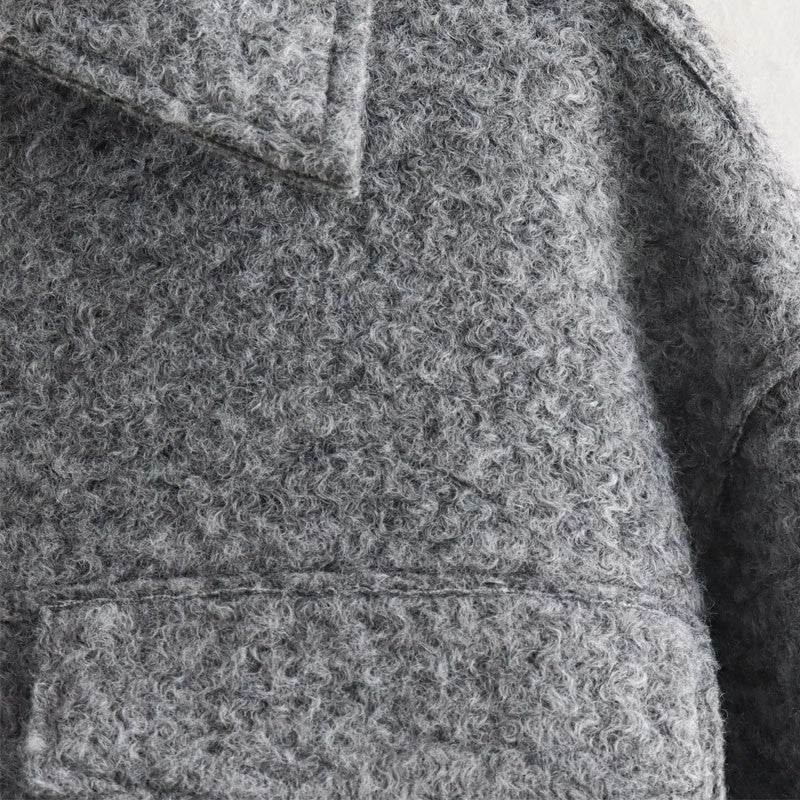 MUJER Tweed Cropped Jackets for Women Autumn Winter Short Coat Jacket Women Zip Crop Demi-season Jacket Woman New in outerwears