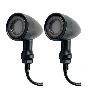 Front Rear LED Motorcycle Bullet Indicator Turn Signal Light 3 in 1 Running Brake Taillight Retro Integrated Light For Harley